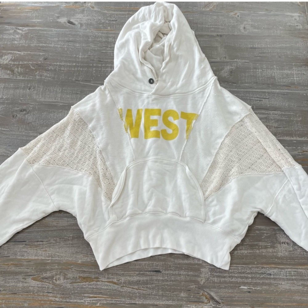 Sunny Days West Pullover Sweatshirt Hoodie, We The Free, size Large, EUC! - Picture 2 of 5